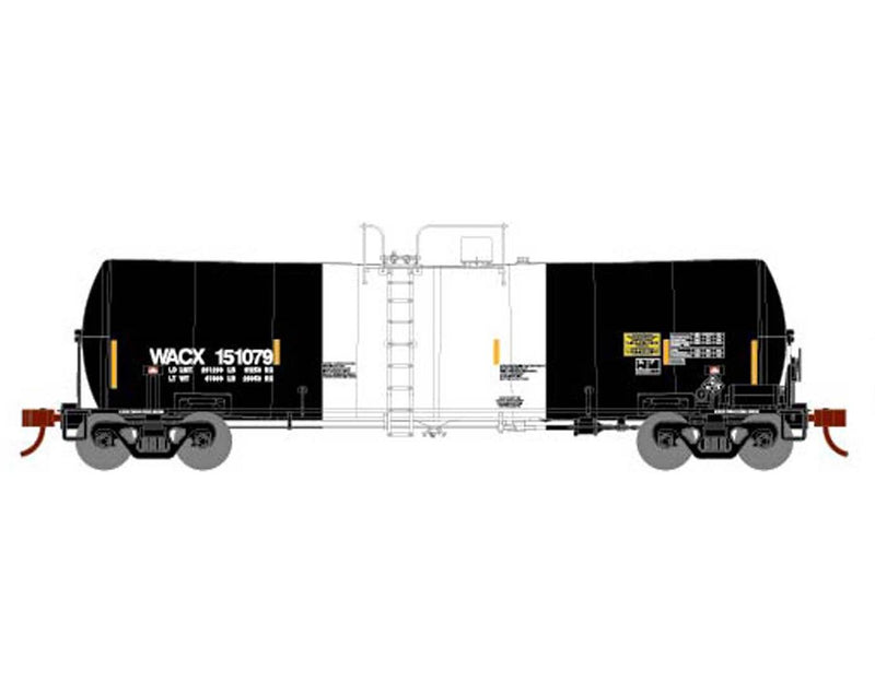 Athearn 16363 HO Scale 16k Clay Slurry Tank Car PCS Phosphate WACX 151079