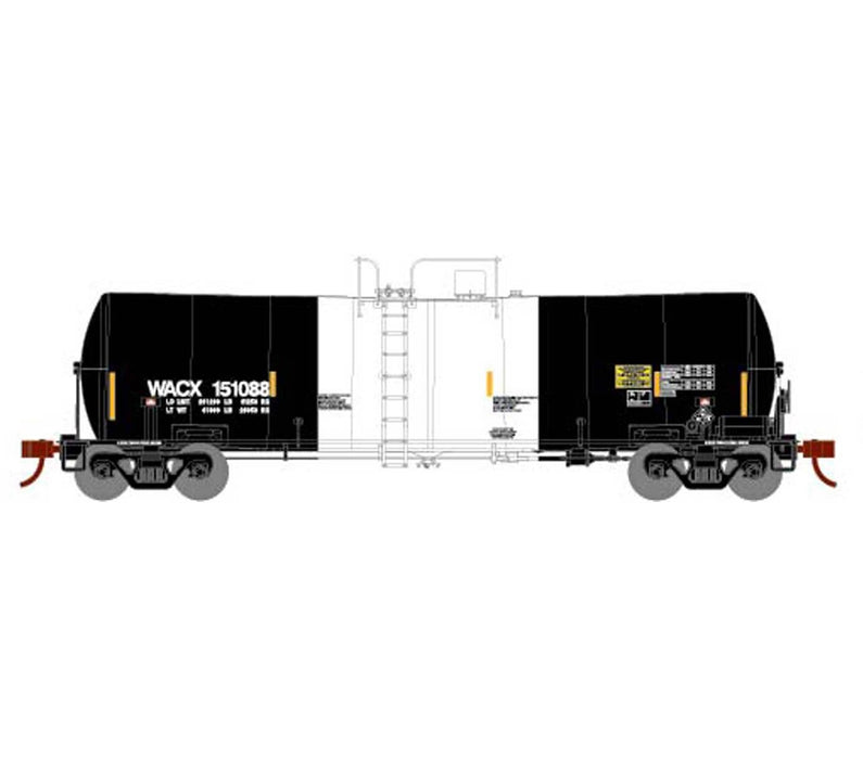 Athearn 16364 HO Scale 16k Clay Slurry Tank Car PCS Phosphate WACX 151088