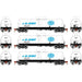 Athearn 16370 HO Scale 16k Clay Slurry Tank Car J.M. Huber JMHX 3 Pack #2