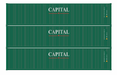 Athearn 16386 HO Scale 40' Low Cube Container Capital CLHU 3 Pack #2