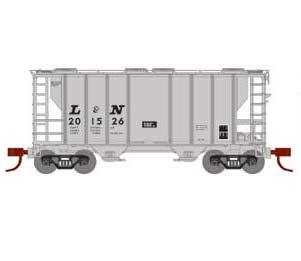 Athearn 17048 N Scale PS-2 2600 Covered Hopper Louisville & Nashville L&N 201526