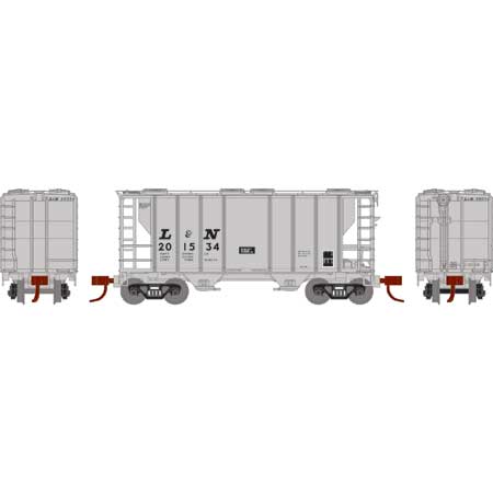Athearn 17049 N Scale PS-2 2600 Covered Hopper Louisville & Nashville L&N 201534