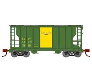 Athearn 17051 N Scale PS-2 2600 Covered Hopper Missouri Kansas Texas MKT 1333