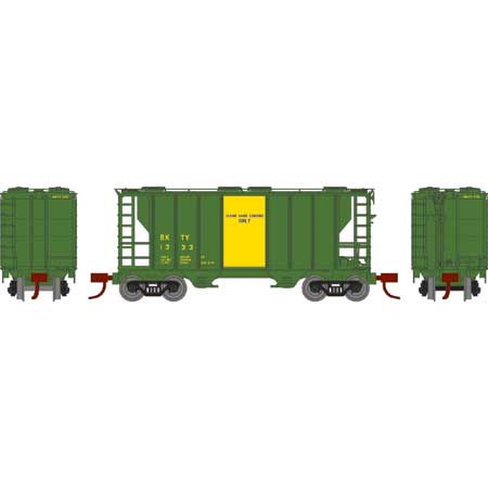 Athearn 17051 N Scale PS-2 2600 Covered Hopper Missouri Kansas Texas MKT 1333