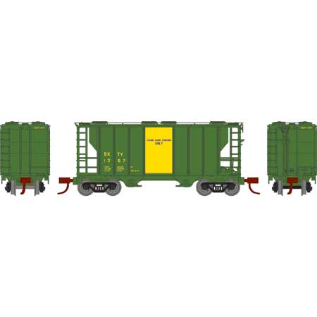 Athearn 17052 N Scale PS-2 2600 Covered Hopper Missouri Kansas Texas MKT 1367