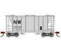 Athearn 17053 N Scale PS-2 2600 Covered Hopper Norfolk & Western N&W 170729