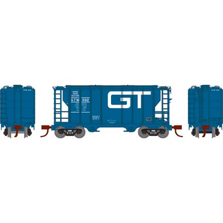 Athearn 17056 N Scale PS-2 2600 Covered Hopper Grand Trunk Western GTW 11132