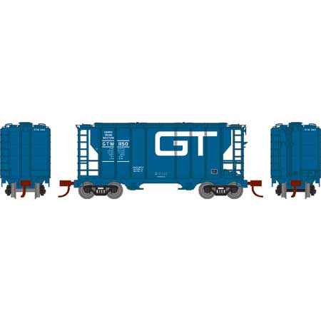 Athearn 17057 N Scale PS-2 2600 Covered Hopper Grand Trunk Western GTW 11150