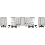 Athearn 17059 N Scale PS-2 2600 Covered Hopper "1977 Re-weigh" Northern Pacific NP 76002