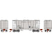 Athearn 17059 N Scale PS-2 2600 Covered Hopper "1977 Re-weigh" Northern Pacific NP 76002
