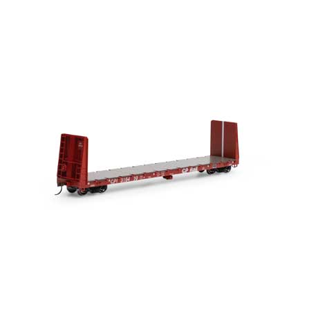 Athearn 17070 HO Scale 60' Bulkhead Flatcar Canadian Pacific CP 316410