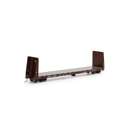 Athearn 17074 HO Scale 60' Bulkhead Flatcar Milwaukee Road MILW 67232