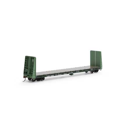 Athearn 17079 HO Scale 60' Bulkhead Flatcar PGE 16099