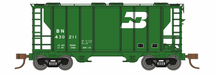 Athearn 17239 N Scale PS-2 2600 Covered Hopper Burlington Northern BN 430211