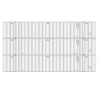 Athearn 17312 N Scale 53' Stoughton Intermodal Container Schneider National SNLU 3 Pack #1