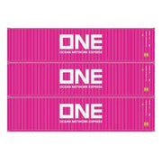 Athearn 17435 N Scale 40' High Cube Container ONE 3 Pack #2