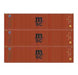 Athearn 17439 N Scale 40' High Cube Container MSC/Florens 3 Pack #2