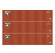 Athearn 17440 N Scale 40' High Cube Container MOL 3 Pack #1