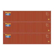 Athearn 17441 N Scale 40' High Cube Container MOL 3 Pack #2