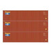Athearn 17441 N Scale 40' High Cube Container MOL 3 Pack #2
