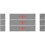 Athearn 17701 N Scale 40' Smooth Side Container APL 3 Pack
