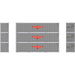 Athearn 17701 N Scale 40' Smooth Side Container APL 3 Pack