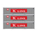 Athearn 17702 N Scale 40' Smooth Side Container K-Line 3 Pack