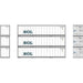 Athearn 17704 N Scale 40' Smooth Side Container NOL 3 Pack