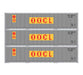 Athearn 17706 N Scale 40' Smooth Side Container OOCL 3 Pack