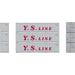 Athearn 17709 N Scale 40' Smooth Side Container YS Line 3 Pack