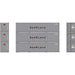 Athearn 17712 N Scale 40' Smooth Side Container Sealand 3 Pack