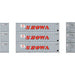 Athearn 17713 N Scale 40' Smooth Side Container SHOWA 3 Pack