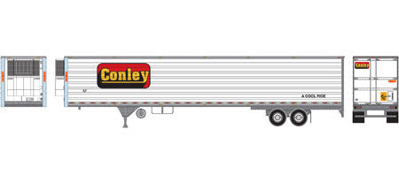 Athearn 17905 HO Scale 53' Utility Reefer Trailer Conley 2790