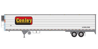 Athearn 17905 HO Scale 53' Utility Reefer Trailer Conley 2790