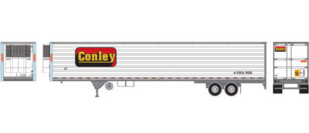 Athearn 17906 HO Scale 53' Utility Reefer Trailer Conley 2930