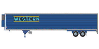 Athearn 17908 HO Scale 53' Utility Reefer Trailer Western Distribution 551