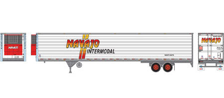 Athearn 17912 HO Scale 53' Utility Reefer Trailer Navajo 1555378