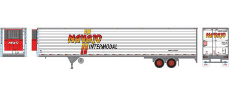 Athearn 17913 HO Scale 53' Utility Reefer Trailer Navajo 1555392