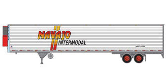 Athearn 17913 HO Scale 53' Utility Reefer Trailer Navajo 1555392