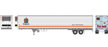 Athearn 17917 HO Scale 53' Utility Reefer Trailer England 10823