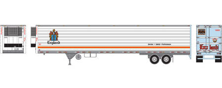 Athearn 17919 HO Scale 53' Utility Reefer Trailer England 10856