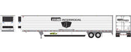 Athearn 17966 HO Scale 53' 3000R Utility Reefer Trailer Prime Intermodal PRIZ #3