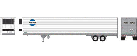 Athearn 17967 HO Scale 53' 3000R Utility Reefer Trailer Motor Cargo 52-0007
