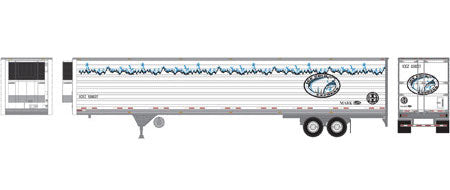Athearn 17972 HO Scale 53' 3000R Utility Reefer Trailer BNSF ICEZ 530027