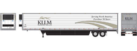 Athearn 17976 HO Scale 53' 3000R Utility Reefer Trailer KLLM Intermodal 90725