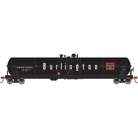 Athearn 18004 HO Scale 62' Tank Car Burlington CB&Q 130003
