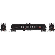 Athearn 18005 HO Scale 62' Tank Car Burlington CB&Q 130022