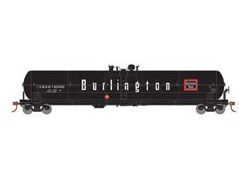 Athearn 18005 HO Scale 62' Tank Car Burlington CB&Q 130022