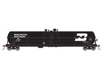 Athearn 18009 HO Scale 62' Tank Car Burlington Northern BN 875125