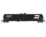 Athearn 18009 HO Scale 62' Tank Car Burlington Northern BN 875125